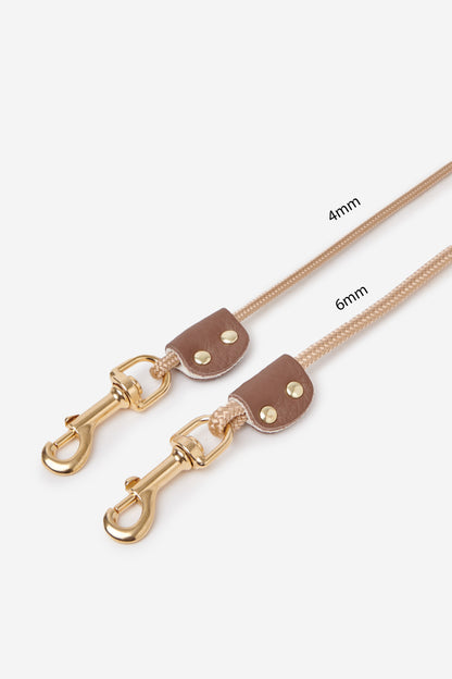 Naval Rope Leash - Brown